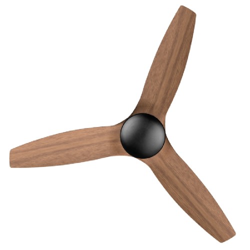 ΑΝΕΜΙΣΤΗΡΑΣ ΟΡΟΦΗΣ LIFE SKIRON 132cm BLACK/WOOD 3Φ DC ME R/C